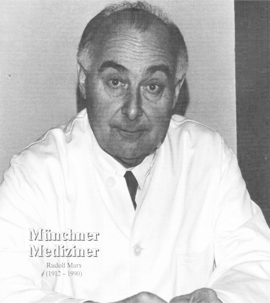 Prof. Dr. Rudolf Marx (1912–1990), Münchner Mediziner und Begründer der Hämostaseologie.